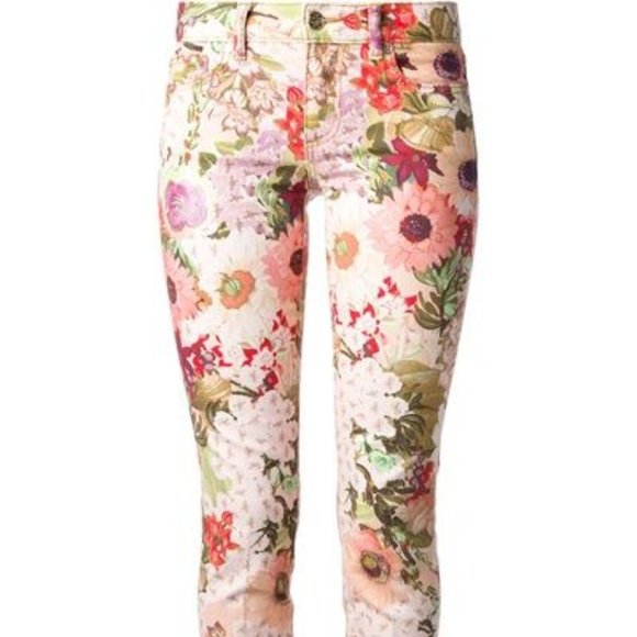 Tory Burch Izzy Floral Jeans - Picture 4 of 12